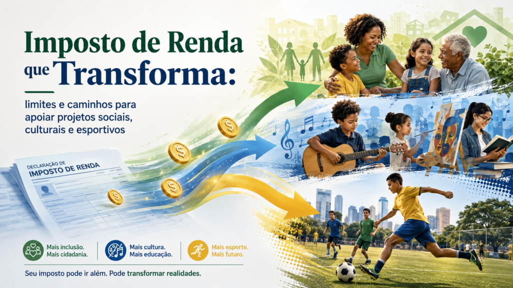 Imposto de Renda que Transforma: limites e caminhos para apoiar projetos sociais, culturais e esportivos