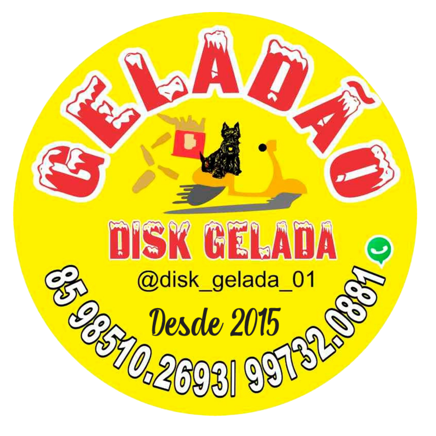 Logotipo de DisK Gelada
